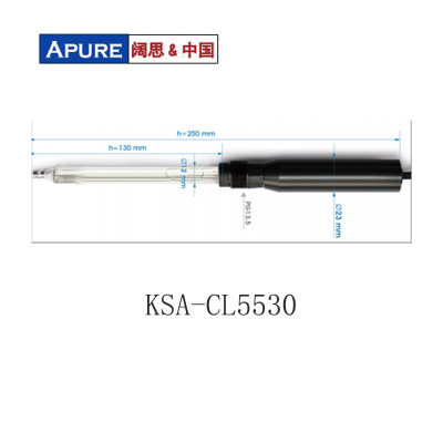 Apure工業在線KSA-CL5530數字余氯電極(恒壓法) - 上海闊思電子有限公司官網 Apure工業在線KSA-CL5530數字余氯電極(恒壓法)