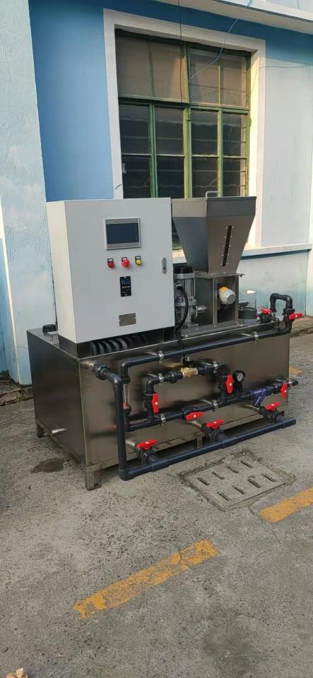 高分子泡藥機 - 干粉投加裝置