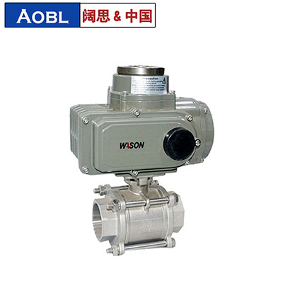 電動絲扣球閥，三片式絲扣球閥，防爆電動絲扣球閥，不銹鋼電動絲扣球閥-上海闊思電子有限公司官網