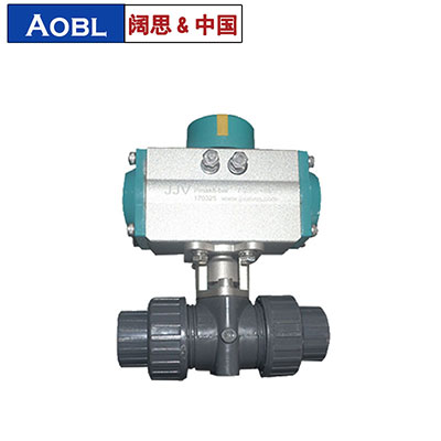 氣動(dòng)雙由令球閥，upvc由令球閥，耐腐蝕氣動(dòng)球閥-上海闊思電子有限公司官網(wǎng)